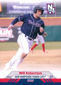 2022 Choice New Hampshire Fisher Cats #28 Will Robertson Front