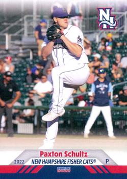 2022 Choice New Hampshire Fisher Cats #29 Paxton Schultz Front