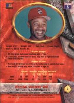 1994 Bowman's Best #3 Ozzie Smith Back
