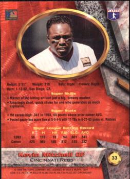 1994 Bowman's Best #33 Kevin Mitchell Back