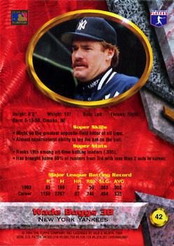 1994 Bowman's Best #42 Wade Boggs Back