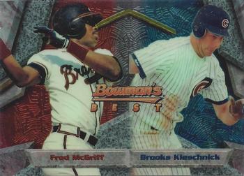1994 Bowman's Best #92 Fred McGriff / Brooks Kieschnick Front