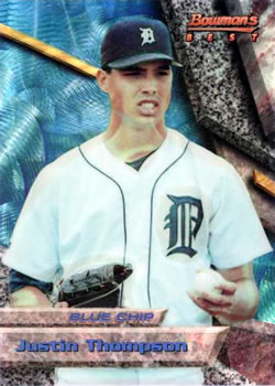 1994 Bowman's Best #6 Justin Thompson Front