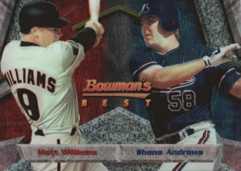 1994 Bowman's Best #93 Matt Williams / Shane Andrews Front