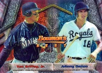 1994 Bowman's Best #96 Ken Griffey, Jr. / Johnny Damon Front