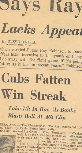 1960 Baltimore News-Post Baltimore Orioles Scrapbook Cards #34 Bob Riedel Back