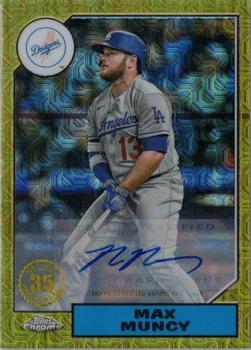 2022 Topps - 1987 Topps Baseball 35th Anniversary Chrome Silver Pack Autographs (Series Two) #T87C2-63 Max Muncy Front