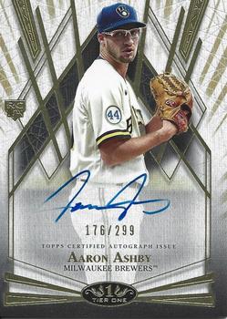 2022 Topps Tier One - Break Out Autographs #BOA-AA Aaron Ashby Front