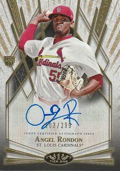 2022 Topps Tier One - Break Out Autographs #BOA-ARN Angel Rondon Front