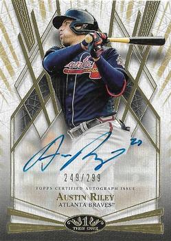 2022 Topps Tier One - Break Out Autographs #BOA-ARI Austin Riley Front