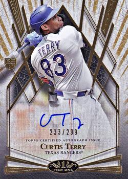 2022 Topps Tier One - Break Out Autographs #BOA-CT Curtis Terry Front