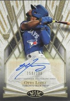 2022 Topps Tier One - Break Out Autographs #BOA-OL Otto Lopez Front