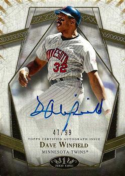 2022 Topps Tier One - Prime Performers Autographs #PPA-DWI Dave Winfield Front