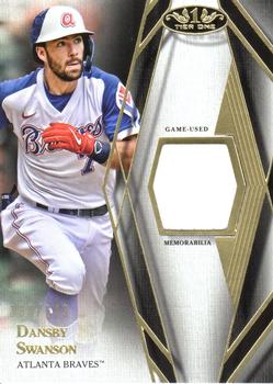 2022 Topps Tier One - Tier One Relics Design A #T1R-DS Dansby Swanson Front