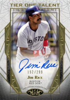 2022 Topps Tier One - Tier One Talent Autographs #T1TA-JR Jim Rice Front