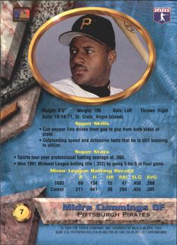 1994 Bowman's Best - Refractors #7 Midre Cummings Back