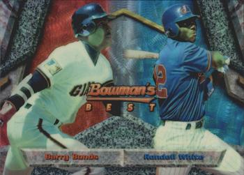 1994 Bowman's Best - Refractors #97 Barry Bonds / Rondell White  Front