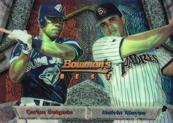 1994 Bowman's Best - Refractors #105 Carlos Delgado / Melvin Nieves  Front