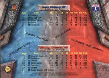 1994 Bowman's Best - Refractors #107 Manny Ramirez / Jose Malave  Back