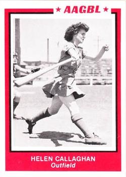 1984 AAGBL All-American Girls Professional Baseball League 1943-1954 #3 Helen Callaghan Front