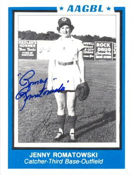 1988 AAGBL All-American Girls Professional Baseball League 1943-1954 #53 Jenny “Romey” Romatowski Front