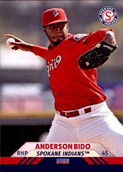 2022 Choice Spokane Indians #02 Anderson Bido Front