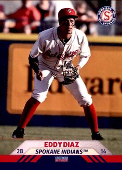 2022 Choice Spokane Indians #04 Eddy Diaz Front