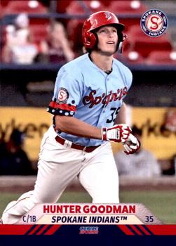 2022 Choice Spokane Indians #07 Hunter Goodman Front