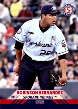2022 Choice Spokane Indians #09 Robinson Hernandez Front