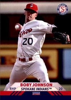 2022 Choice Spokane Indians #10 Boby Johnson Front