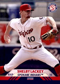 2022 Choice Spokane Indians #13 Shelby Lackey Front