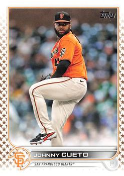 2022 Topps - Gold Star #73 Johnny Cueto  Front
