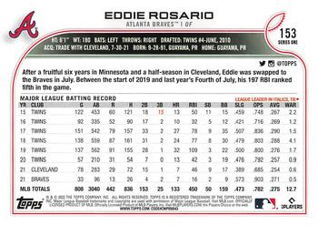 2022 Topps - Gold Star #153 Eddie Rosario  Back