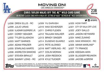 2022 Topps - Gold Star #238 Moving On! Back