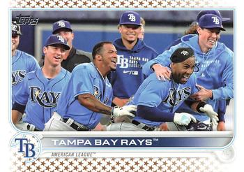 2022 Topps - Gold Star #274 Tampa Bay Rays Front