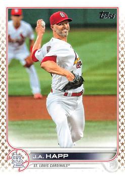2022 Topps - Gold Star #334 J.A. Happ Front