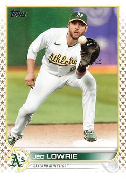 2022 Topps - Gold Star #343 Jed Lowrie Front