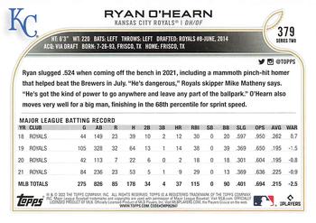2022 Topps - Gold Star #379 Ryan O'Hearn Back