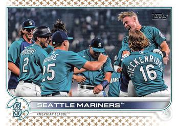 2022 Topps - Gold Star #489 Seattle Mariners Front