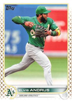 2022 Topps - Gold Star #520 Elvis Andrus Front