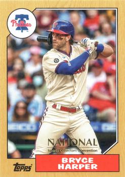 2022 Topps National Q&A - 1987 Topps VIP #87VIP-2 Bryce Harper Front