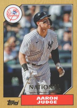 2022 Topps National Q&A - 1987 Topps VIP #87VIP-4 Aaron Judge Front