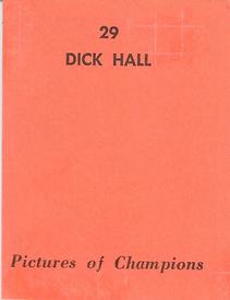 1971 Baltimore Orioles Pictures of Champions #NNO Dick Hall Back