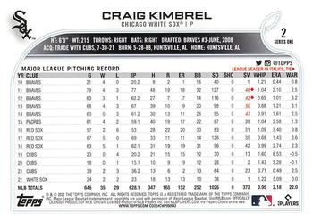 2022 Topps - Blue Star #2 Craig Kimbrel  Back