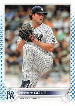 2022 Topps - Blue Star #35 Gerrit Cole  Front