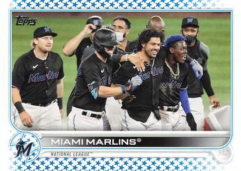 2022 Topps - Blue Star #326 Miami Marlins Front