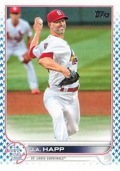 2022 Topps - Blue Star #334 J.A. Happ Front