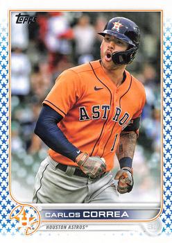 2022 Topps - Blue Star #405 Carlos Correa Front