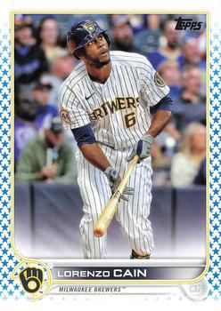 2022 Topps - Blue Star #442 Lorenzo Cain Front