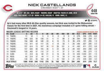 2022 Topps - Blue Star #448 Nick Castellanos Back